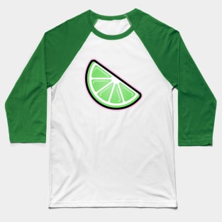 Lime Wedge Baseball T-Shirt